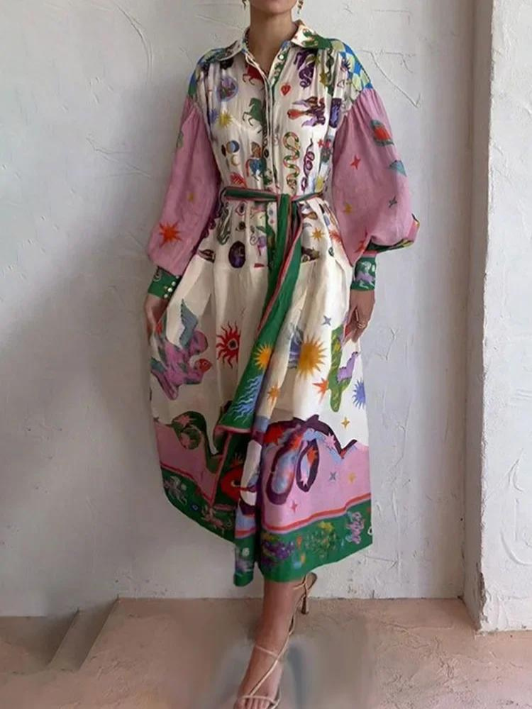 Jasmine - Vloeiende Lente Jurk