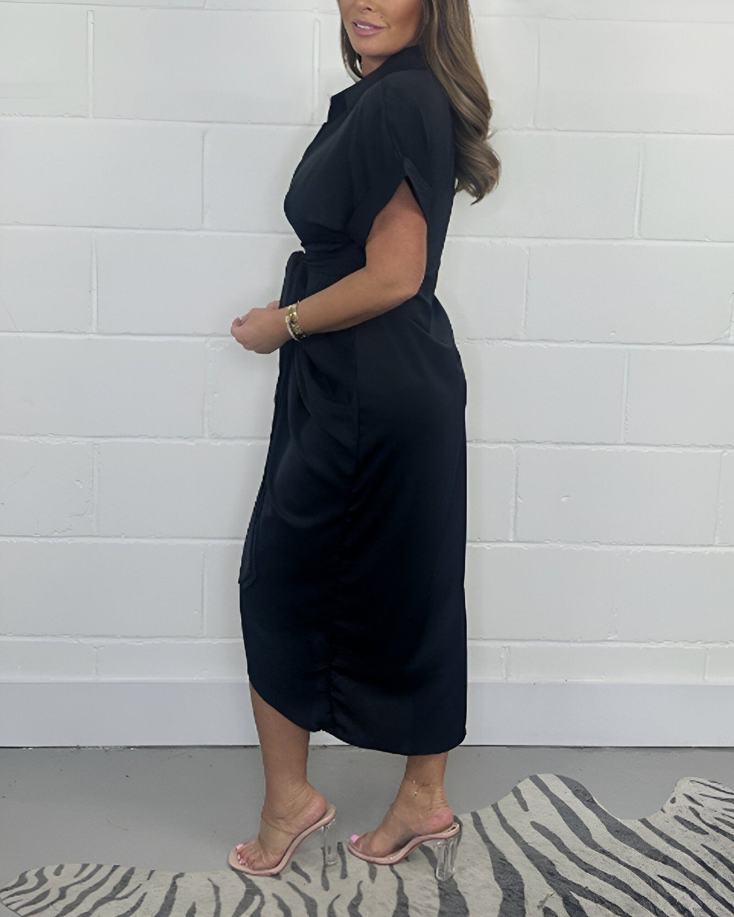 Valerie - Elegant Geplooide Jurk