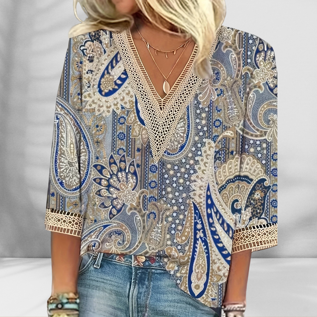 Alis - Elegant Boho Blouse