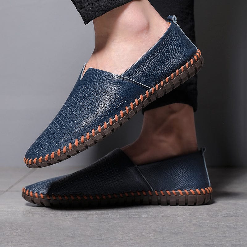 Monaco - Comfortabele Leren Espadrilles