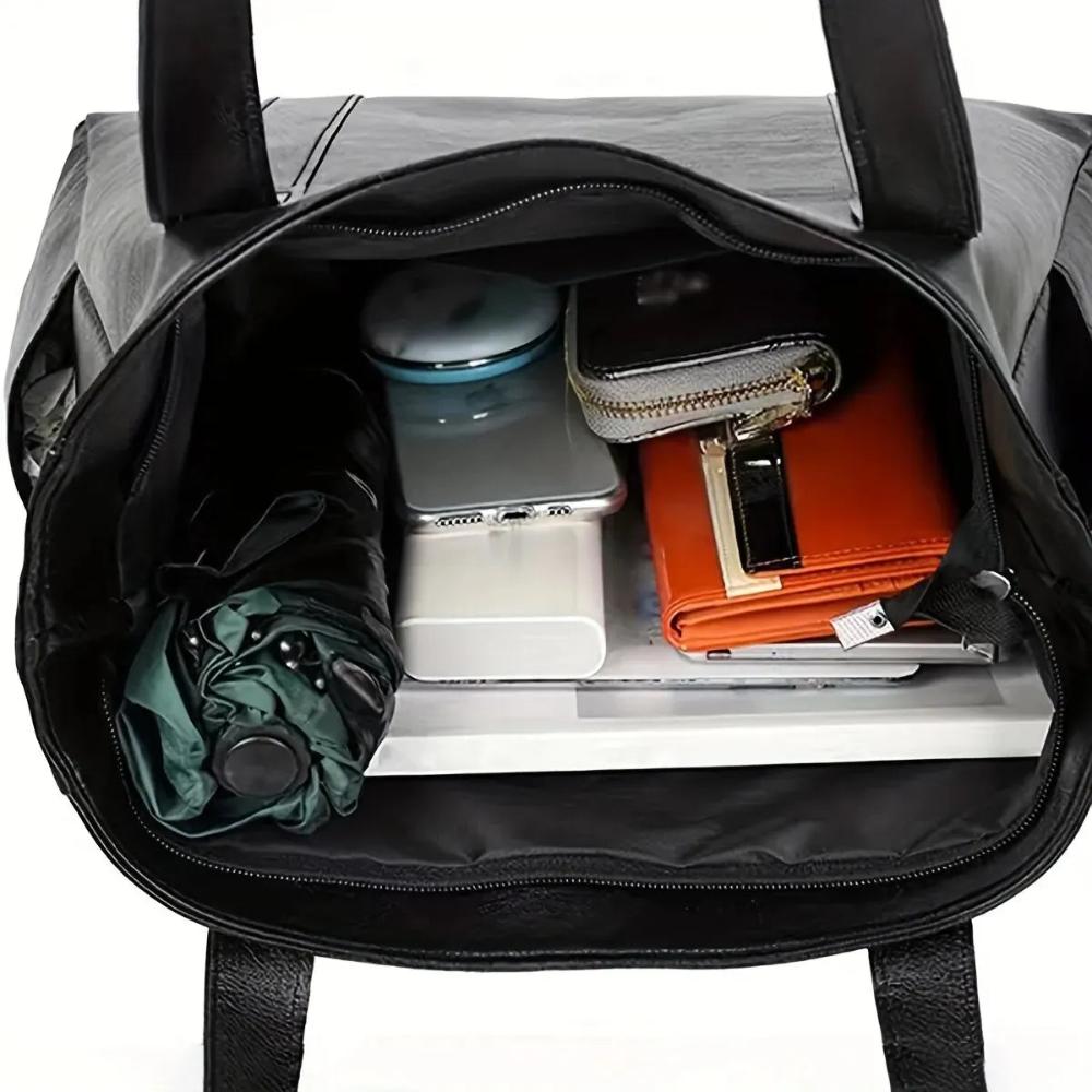 Klara - Tijdloze Leren Schoudertas