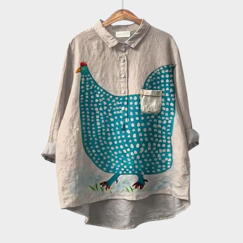 Elisabetta – Comfortabele blouse pasvorm