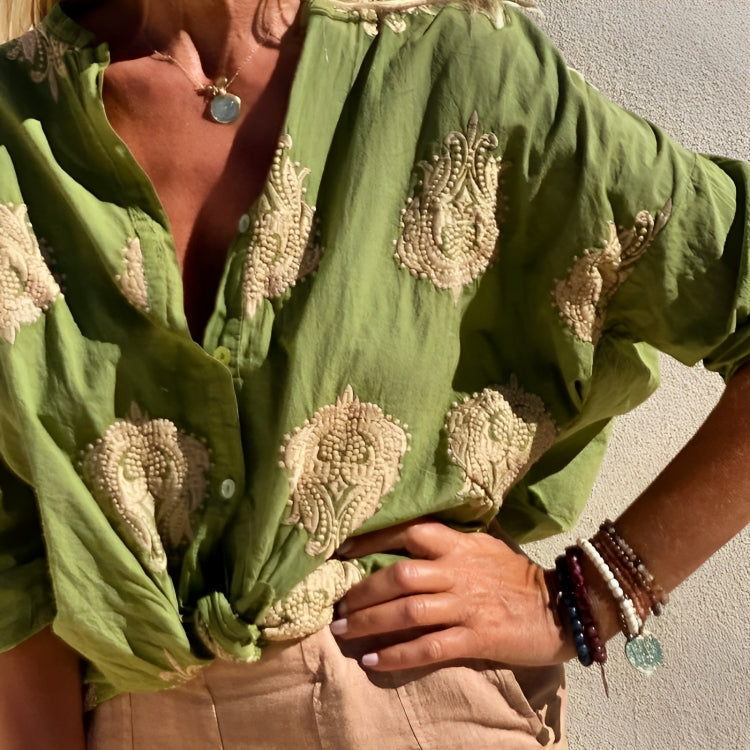 Simone - Chic Ibiza Style Blouse