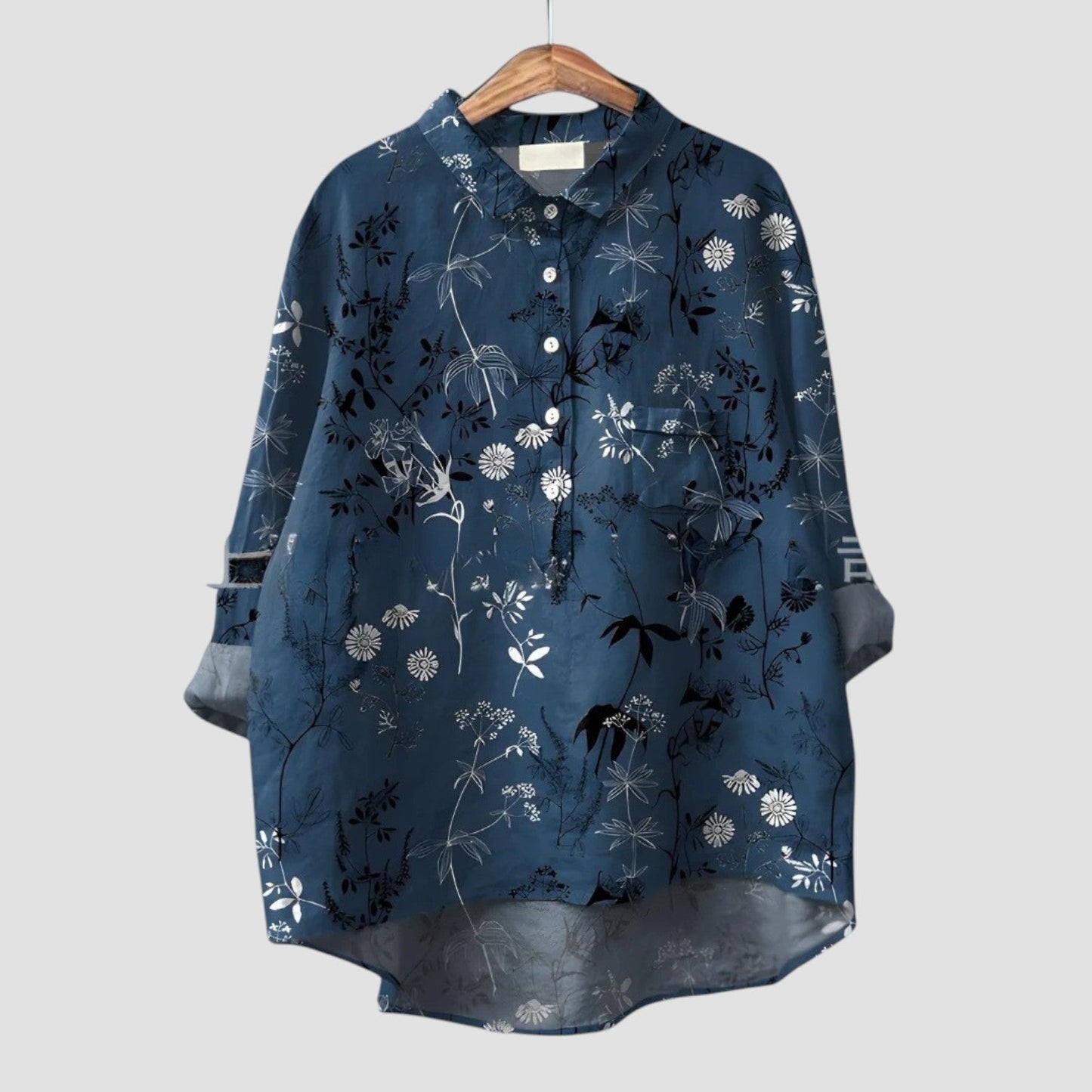 Élisa – Blouse met gedurfde prints