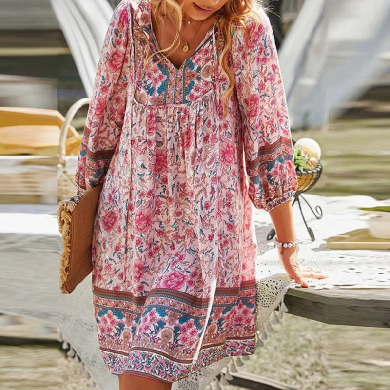 Keila - Bohemian Lange Jurk