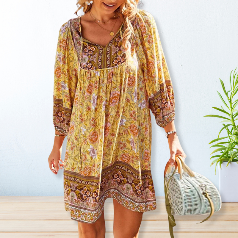 Keila - Bohemian Lange Jurk