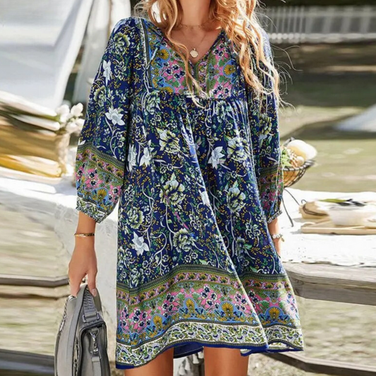 Keila - Bohemian Lange Jurk