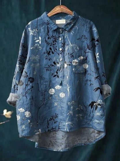 Julia - Elegante Blouse met Bloemenmotief