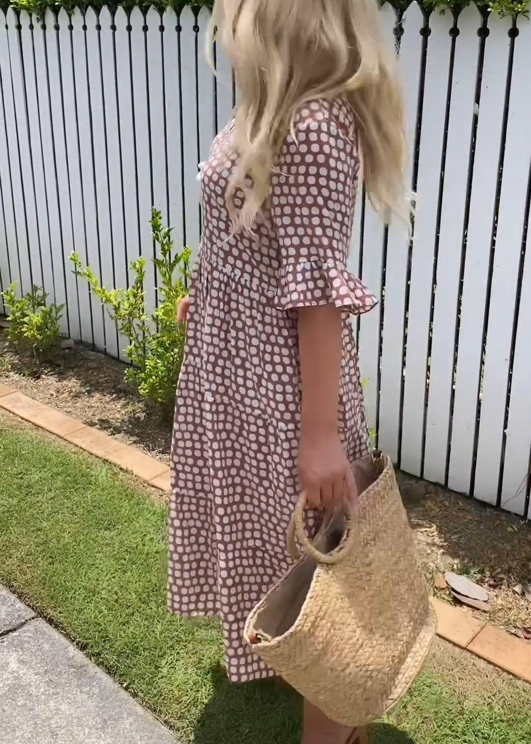 Darcy - Flatterende Midi Jurk