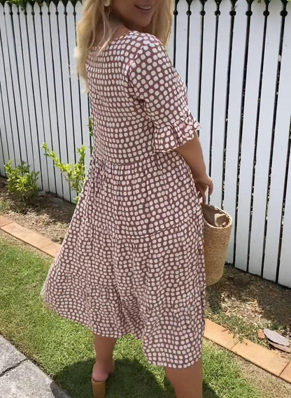 Darcy - Flatterende Midi Jurk
