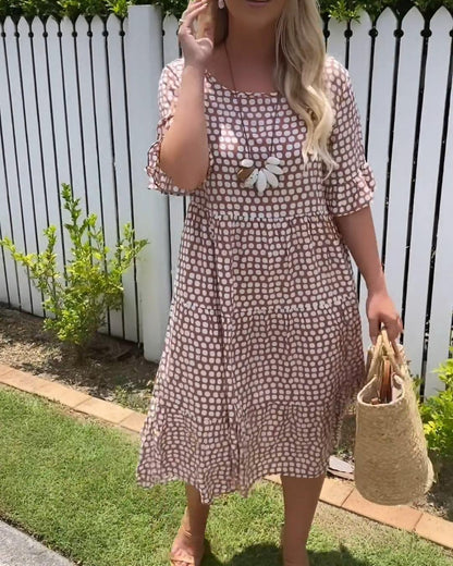 Darcy - Flatterende Midi Jurk