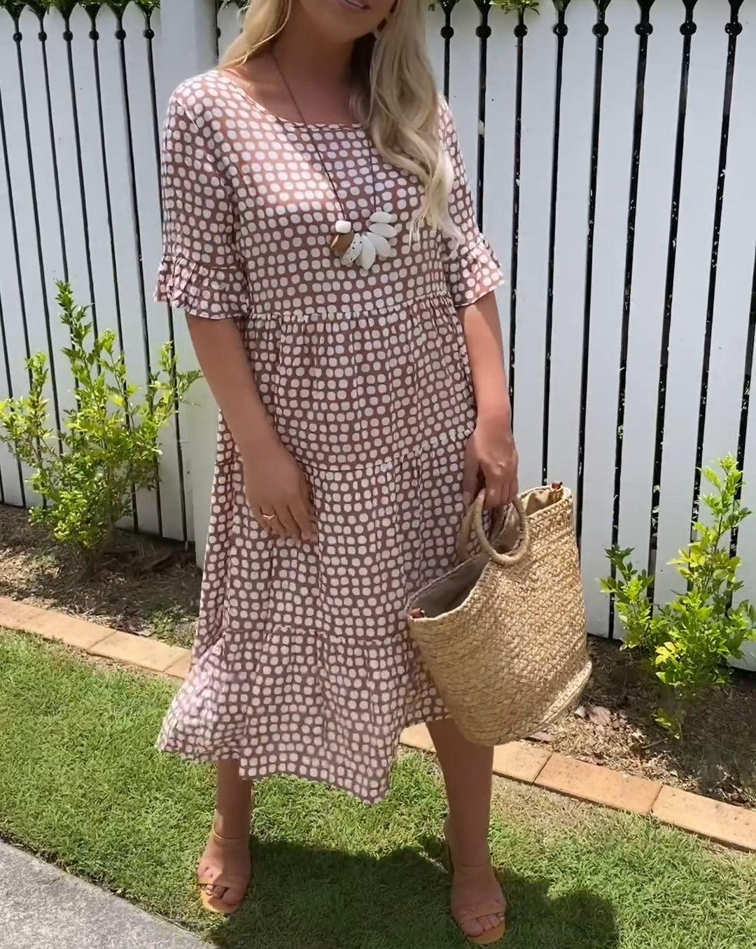 Darcy - Flatterende Midi Jurk