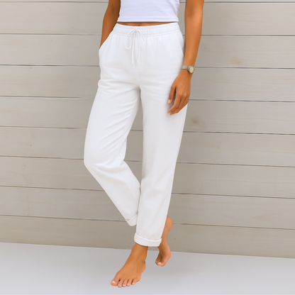 Nora™ Premium Linnen Stretchbroek