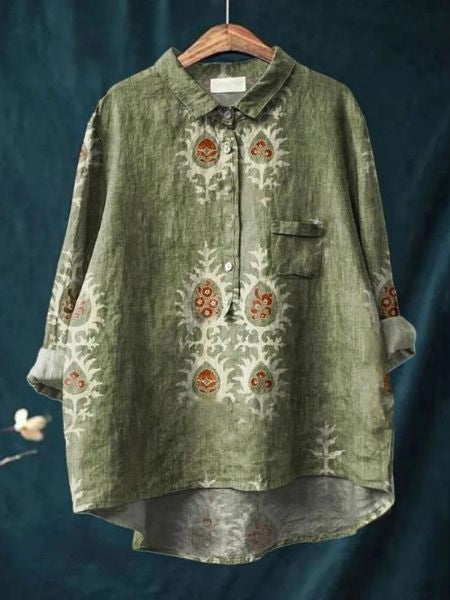 Julia - Elegante Blouse met Bloemenmotief