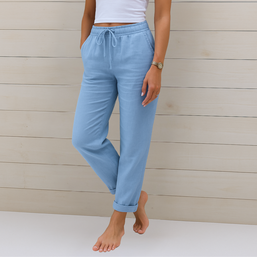 Nora™ Premium Linnen Stretchbroek