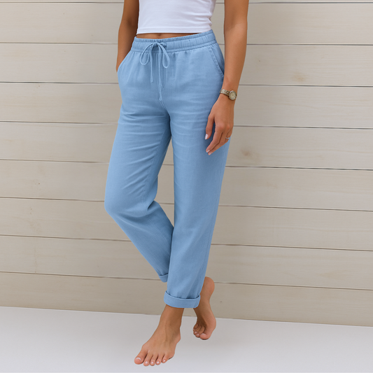 Nora™ Premium Linnen Stretchbroek