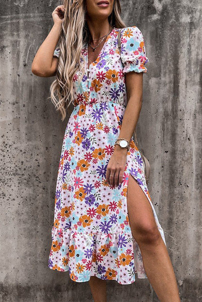 Georgia - Elegante Lente Bloemenjurk