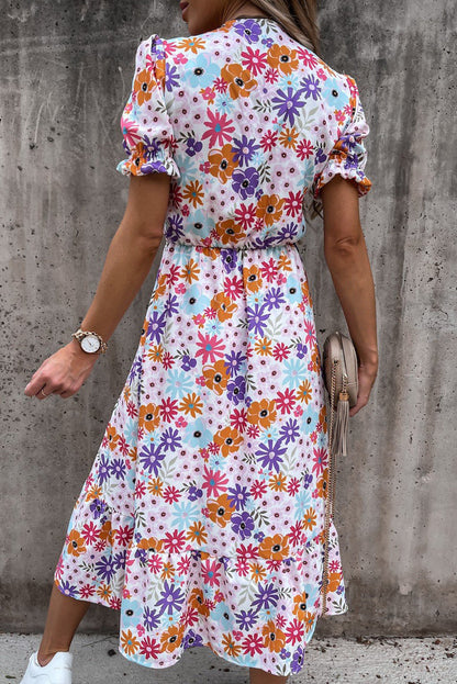 Georgia - Elegante Lente Bloemenjurk