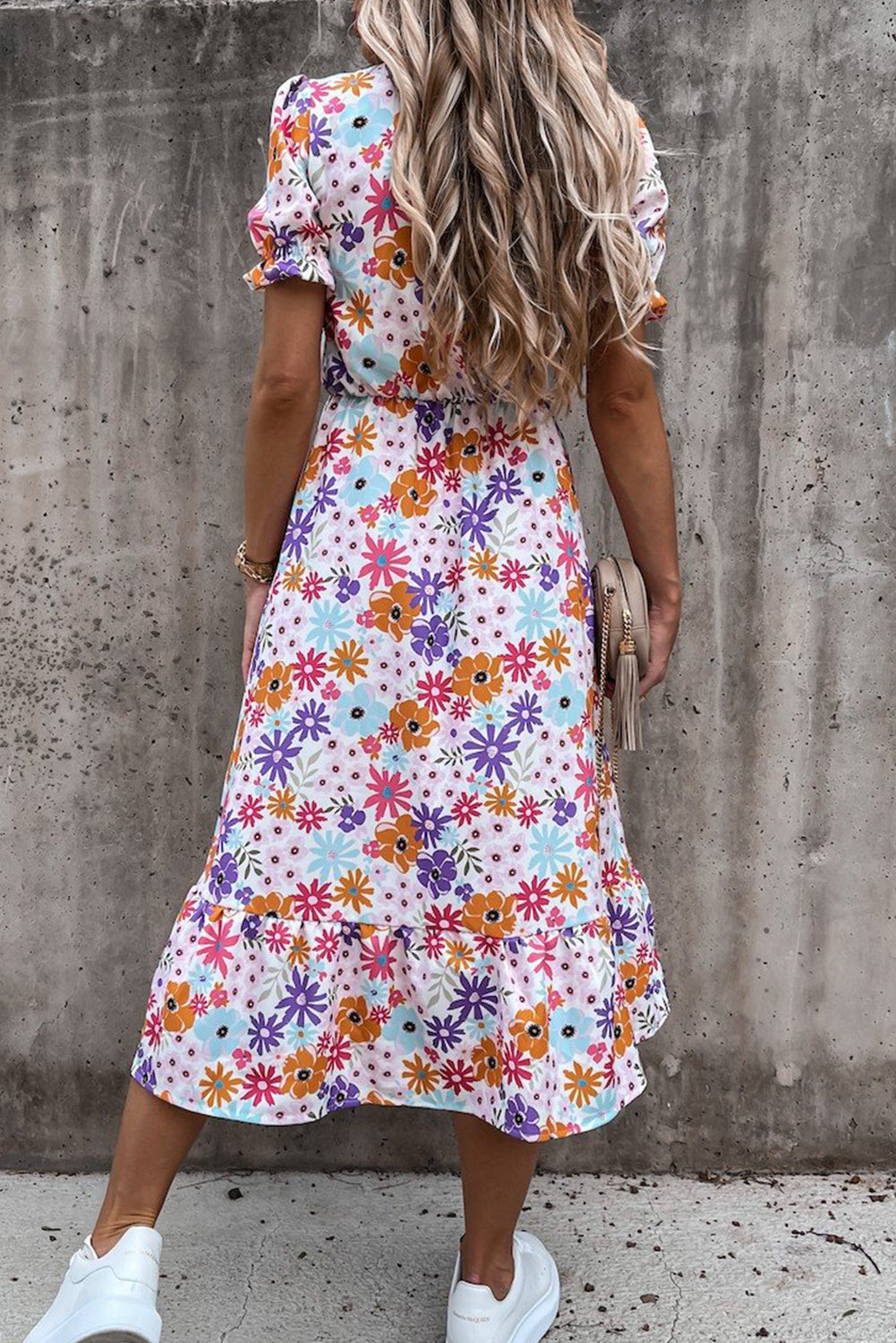 Georgia - Elegante Lente Bloemenjurk