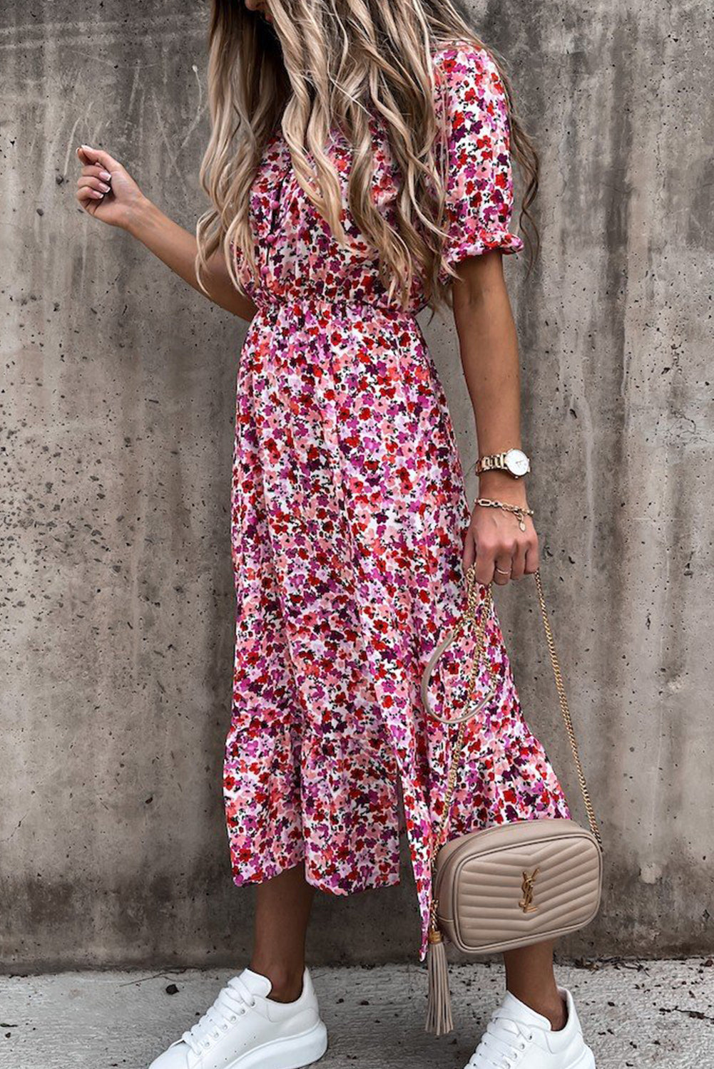 Georgia - Elegante Lente Bloemenjurk