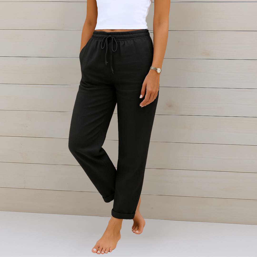 Nora™ Premium Linnen Stretchbroek