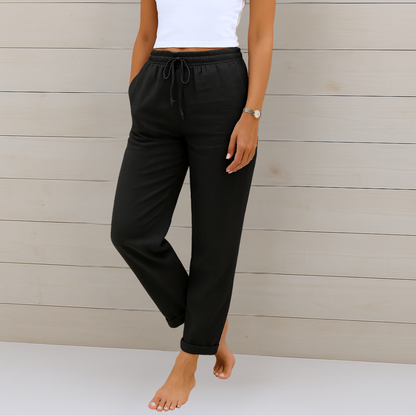 Nora™ Premium Linnen Stretchbroek