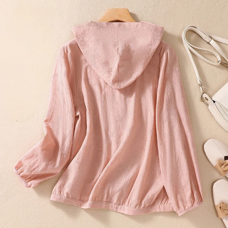 Miri - Linen Hoodie