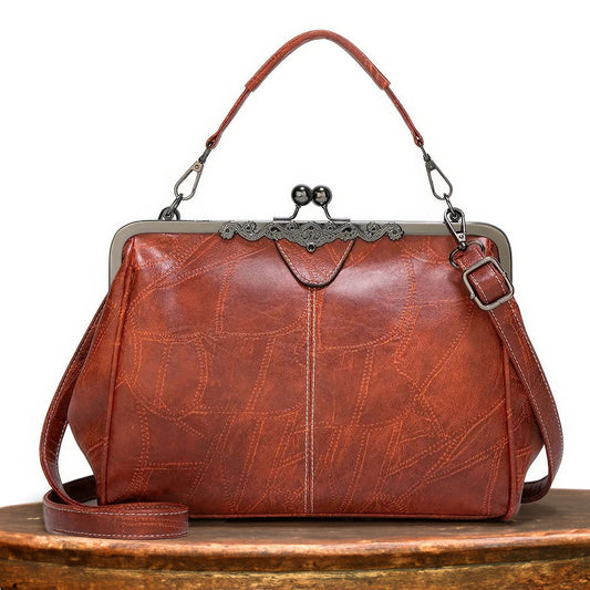 Elisabeth - Vintage Leren Handtas