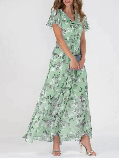 Victoria - Elegante Lente Bloemenjurk