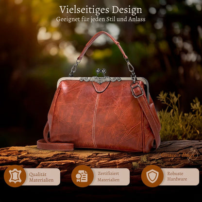 Elisabeth - Vintage Leren Handtas