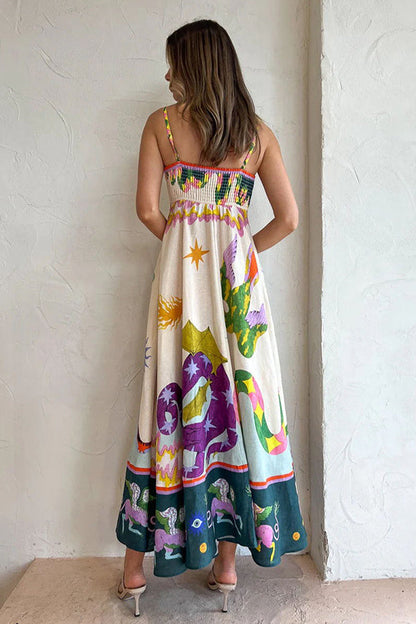 Angeline - Mouwloze Zomerjurk