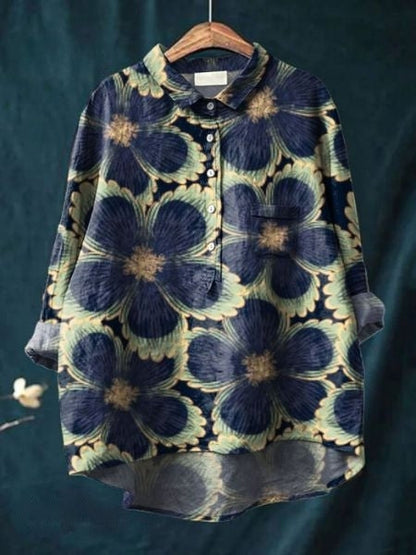 Julia - Elegante Blouse met Bloemenmotief