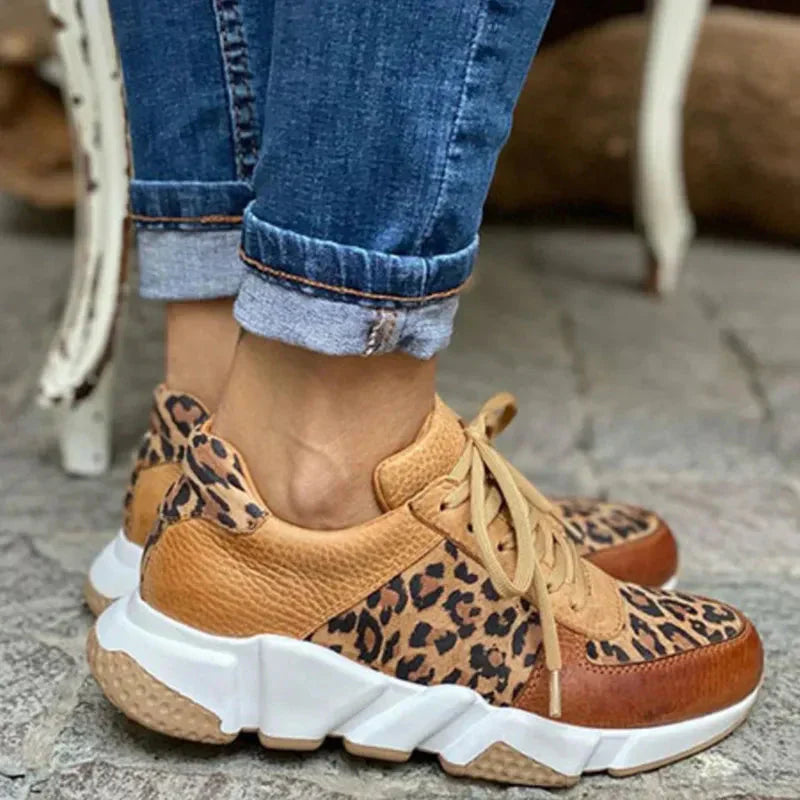 Femke - Trendy Luipaard Sneakers