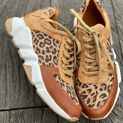 Femke - Trendy Luipaard Sneakers