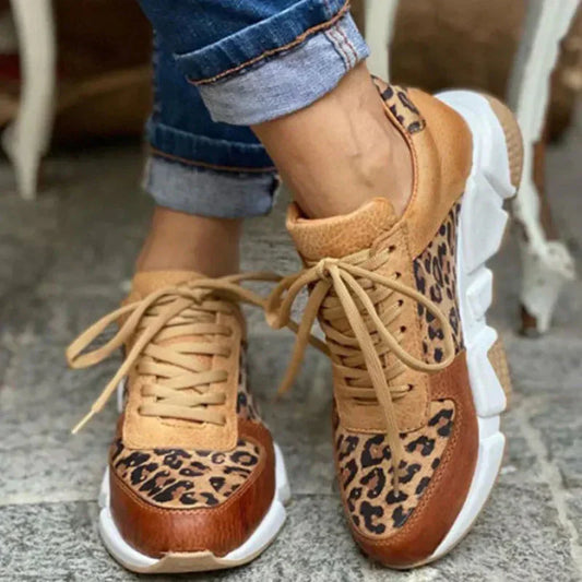 Femke - Trendy Luipaard Sneakers
