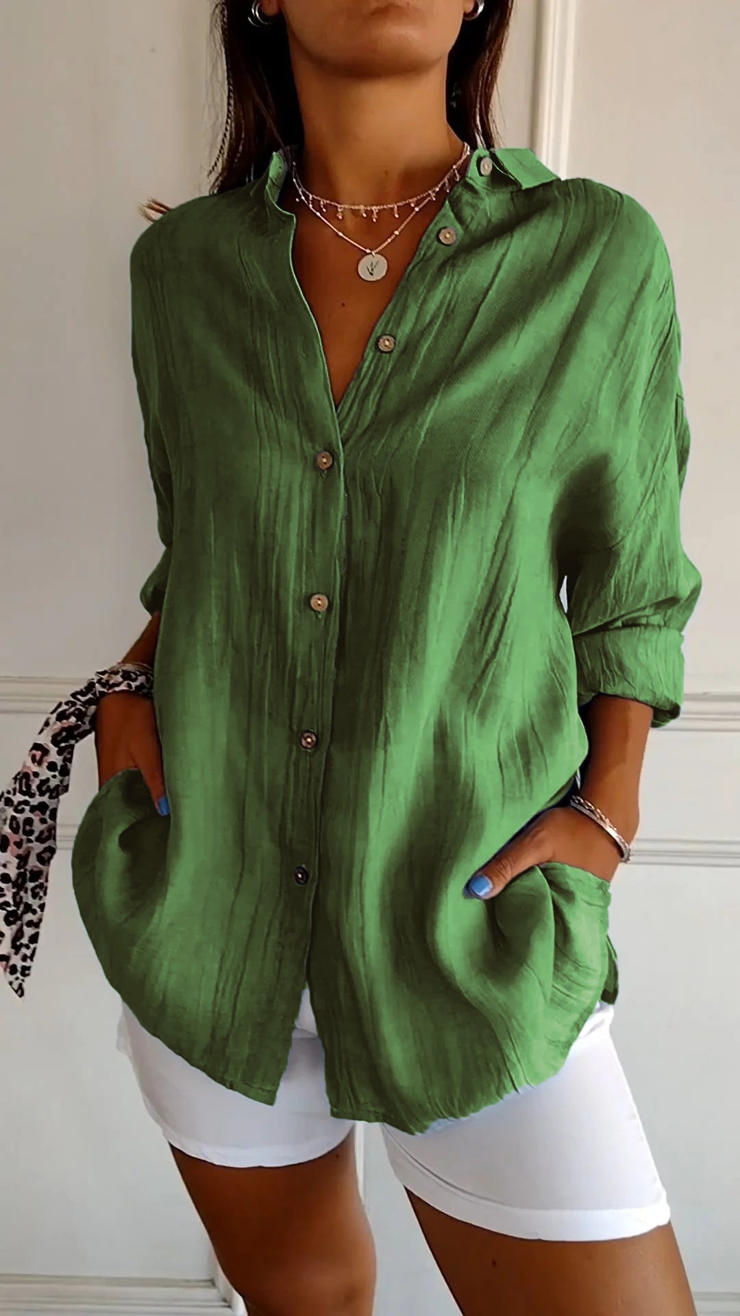 Krisha - Elegant Oversized Blouse