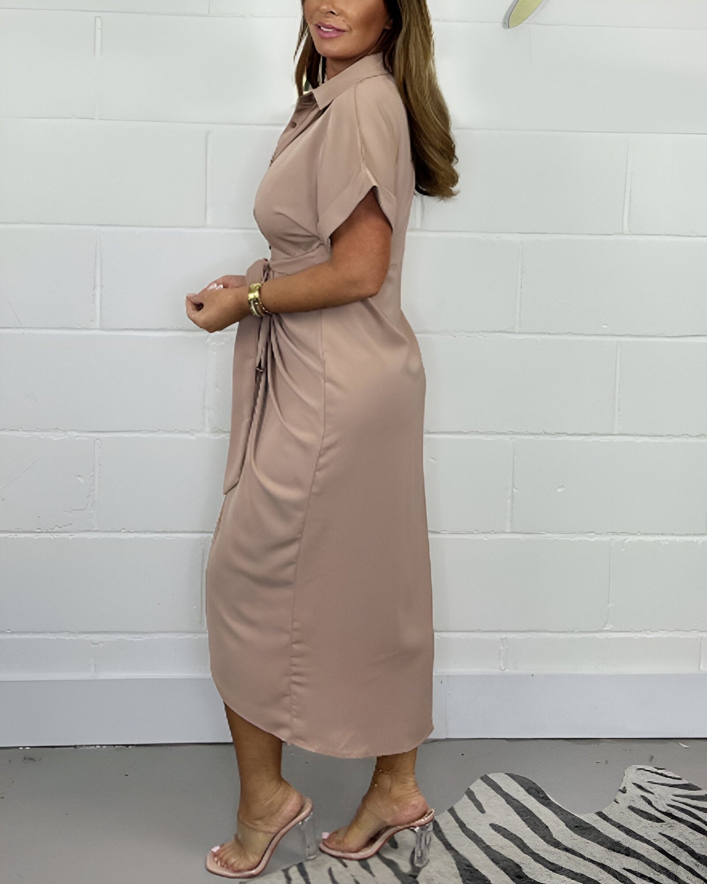 Valerie - Elegant Geplooide Jurk