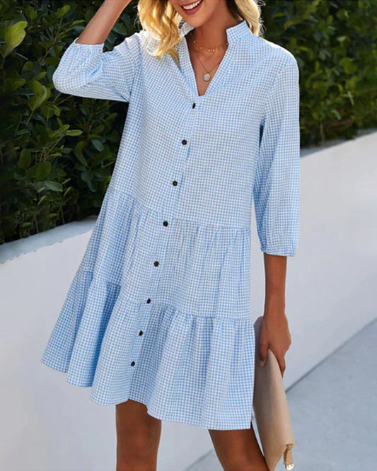Isabella - Elegante Lente Midi Jurk