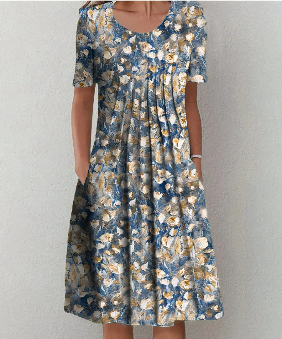 Clementine - Tijdloze Bloemenjurk