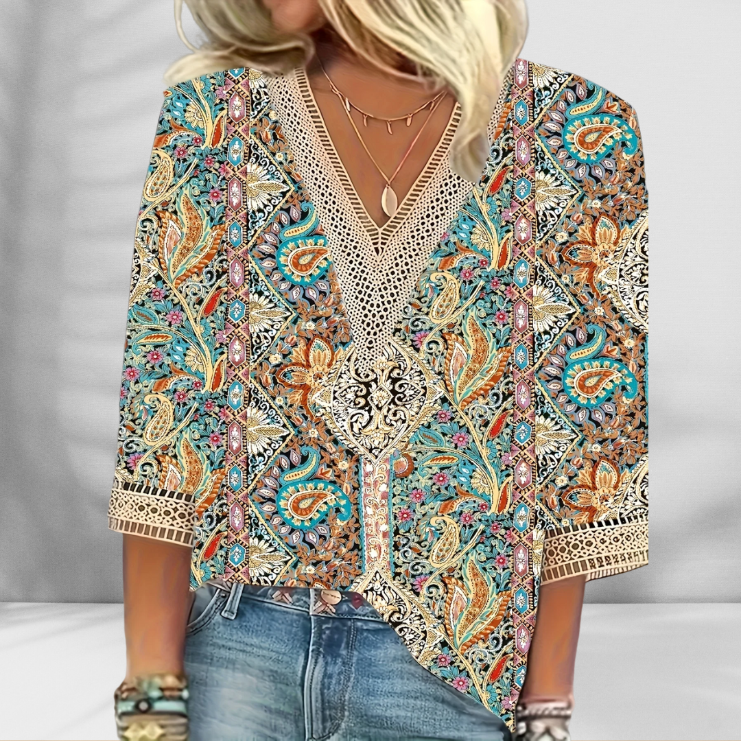 Alis - Elegant Boho Blouse