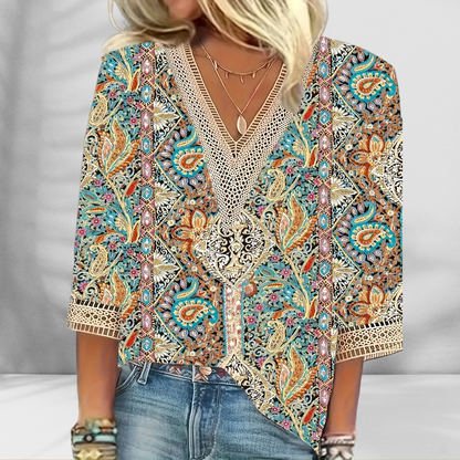 Alis - Elegant Boho Blouse