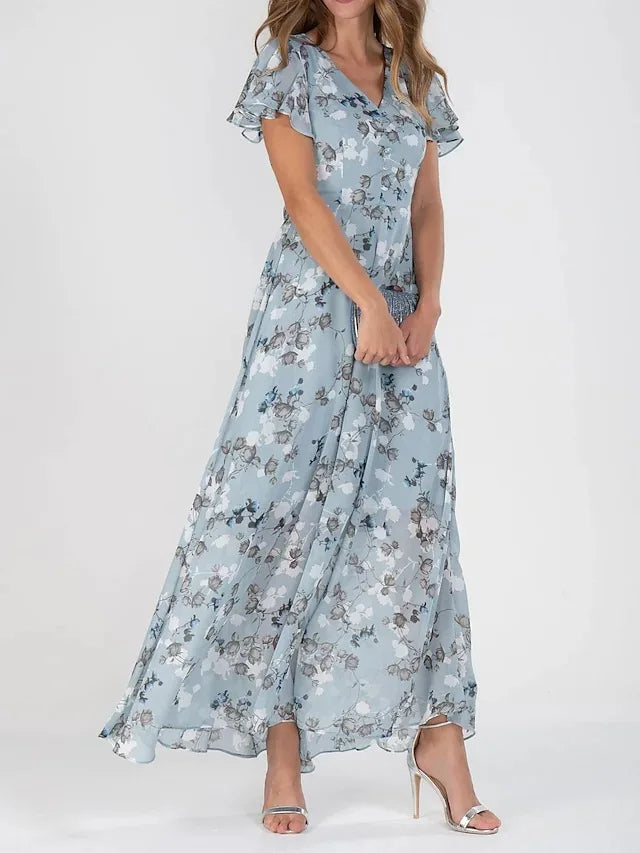 Victoria - Elegante Lente Bloemenjurk