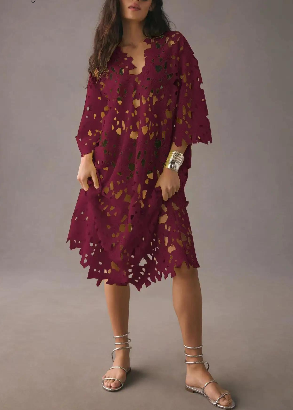 Lourdes - Elegante Lente Jurk