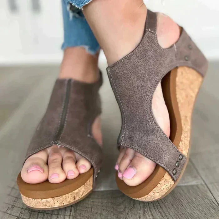 Nicole - Comfortabele Zomer Sleehaksandalen