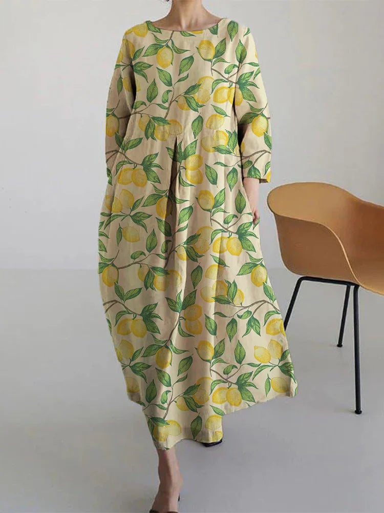 SOPHIE - CITROENBOOM MIDI JURK