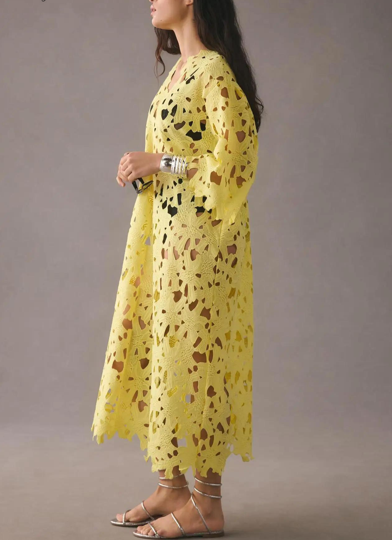 Lourdes - Elegante Lente Jurk