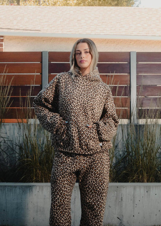 Noémie - Chic Luipaard Hoodie