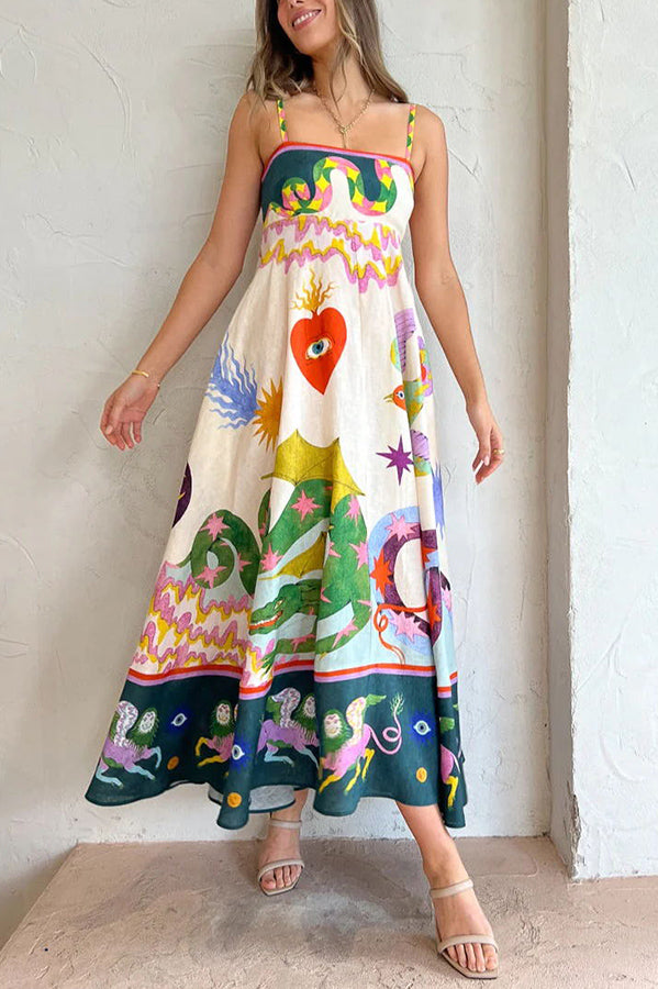Angeline - Mouwloze Zomerjurk