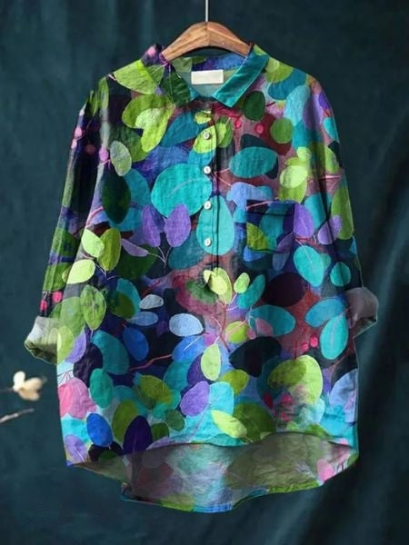 Julia - Elegante Blouse met Bloemenmotief