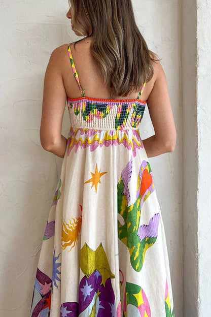 Angeline - Mouwloze Zomerjurk